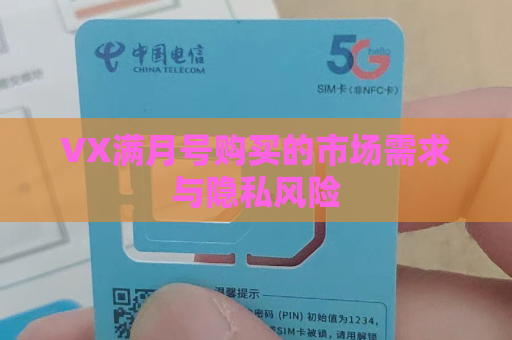 VX满月号购买的市场需求与隐私风险